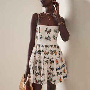 ISO -- NOT FOR SALE -- Agua By Agua Bendita Lima Ranas Linen Mini Dress M